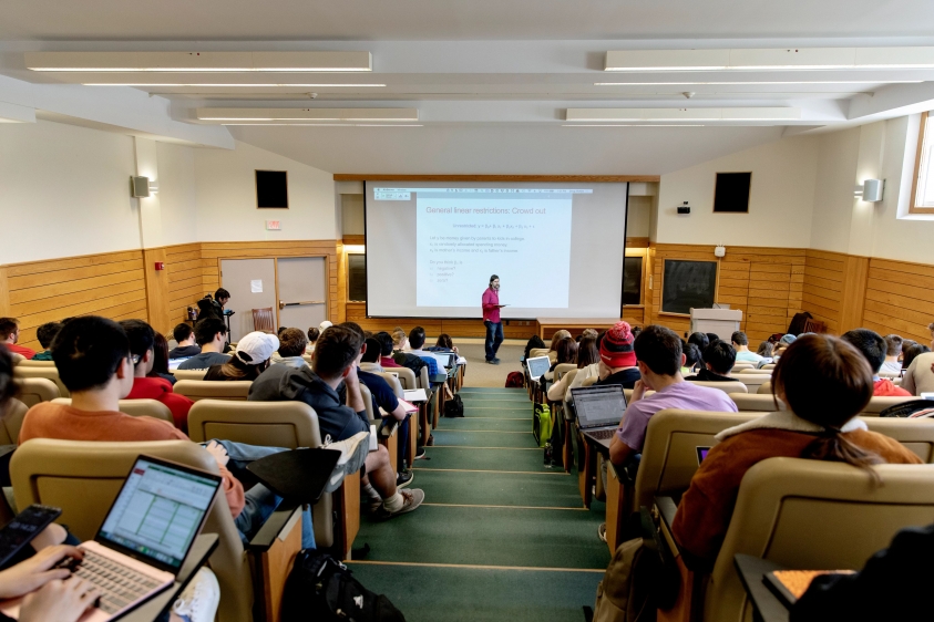 Doug McKee using classroom polling to engage students