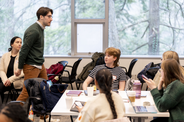 group of students in classroom